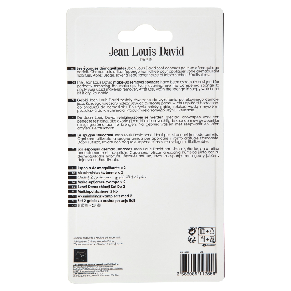 Jean Louis David Urban Beauty Spugne Struccanti 2 pz